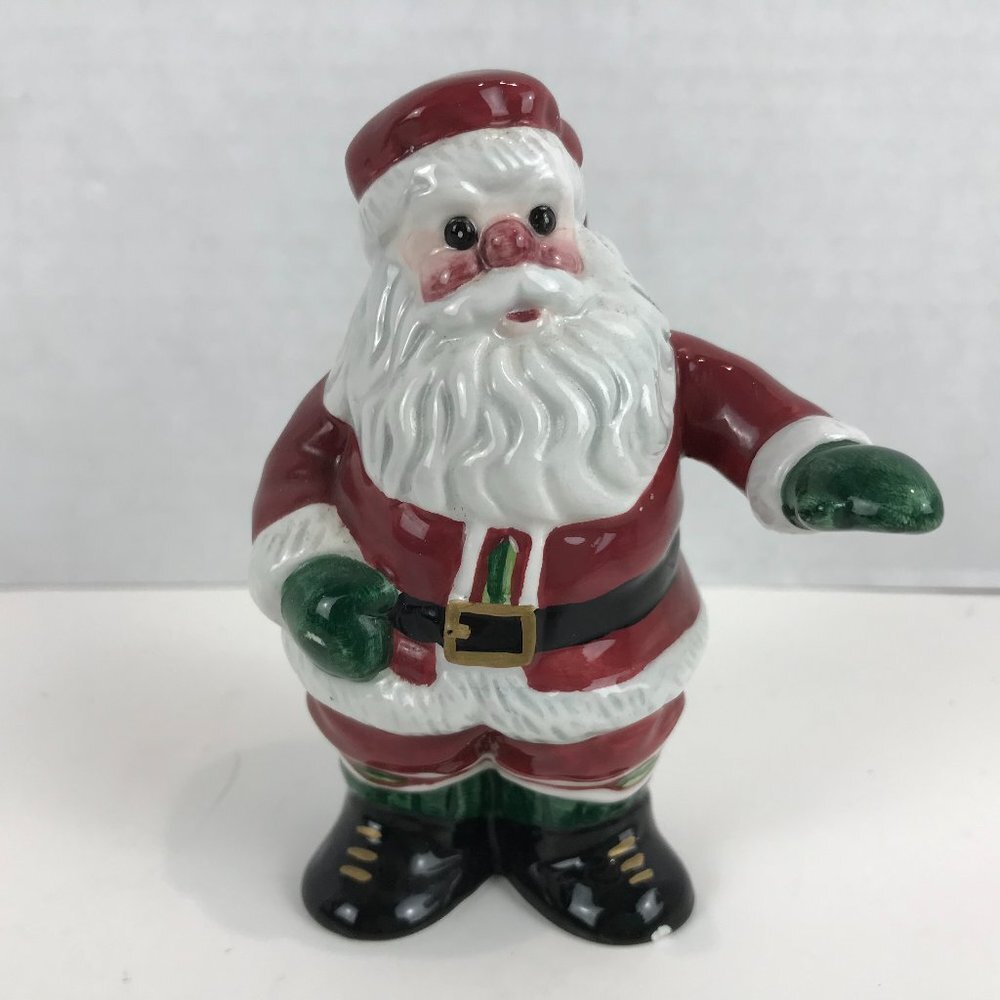 Fitz and Floyd Ceramic Santa Shaker